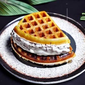 Coconut waffle                                                                                                                                                             
