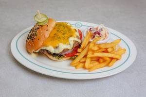 The Woodside Double Cheddar Tenderloin