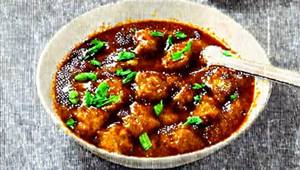 Jain manchurian gravy