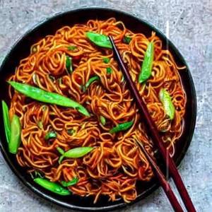 Veg Manchurian Noodles