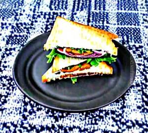 Chicken Tikka Cheese Sandwich