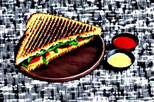 Cheese Chilli Sandwich Grilled