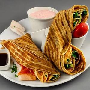 Crispy stripes wrap