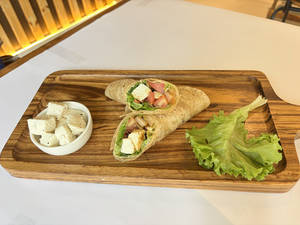 Thai Peanut Paneer Wrap