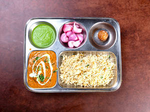 Butter Chicken Rice Thali