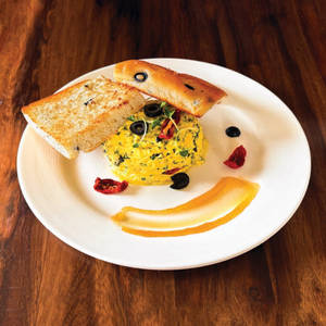Belfry Scrambled - Spinach, Ricotta & Black Olives