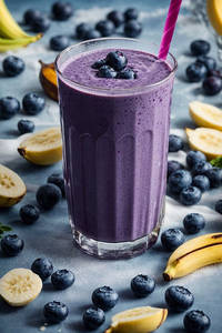 Sugar Free Jamun Berry Milk Shake