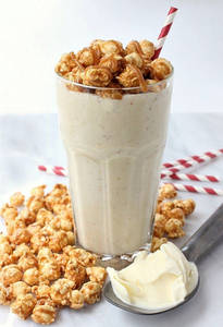 Caramel Popcorn Milk Shake