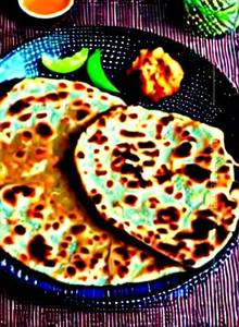 Aloo Gobhi Cheese Paratha