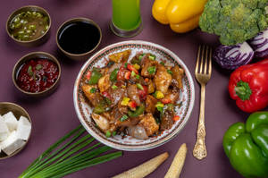 Paneer Chilli Dry [5 Pieces]