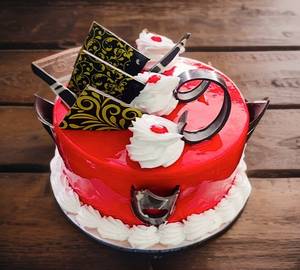 Strawberry cake [500 g, serves 7]