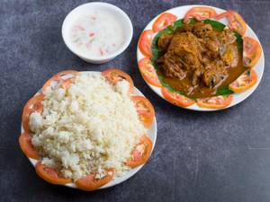Ghee Rice + Chicken Masala