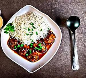 Chicken Manchurian Rice