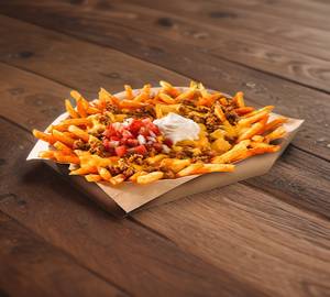 Chicken loaded fries