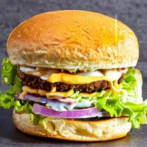 Coleslaw Omelette Burger