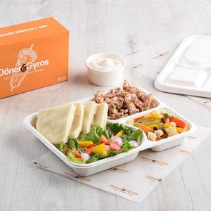 Spicy Chicken Shawarma Open Doner