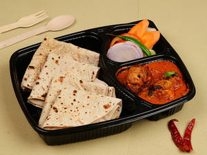 Og Butter Chicken Boneless + 4 Tawa Roti Mealbox [3Cp]