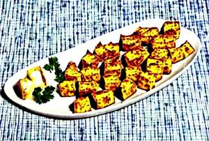 Paneer garlic