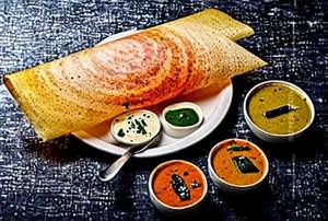 Rava Paneer Onion Dosa