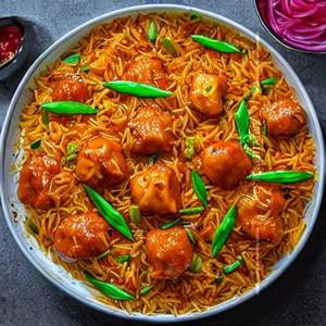 Chicken manchurian rice (g)