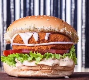 Tandoori cream burger