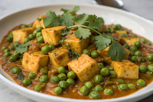 Matar paneer