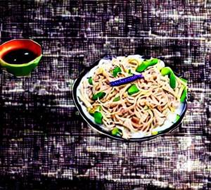 Chicken combination rice or noodle