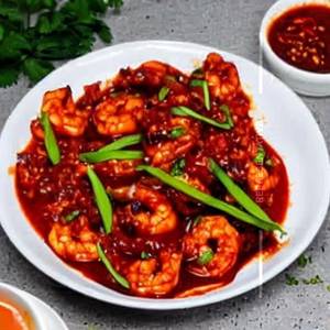 Prawns chilli