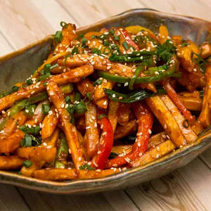 Crispy Chili Potatoes