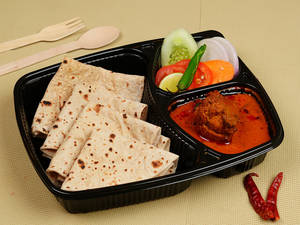 Tari-Wala Murga & 4 Tawa Roti Mealbox [3 Cp]