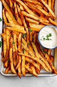 Cheese baked fries