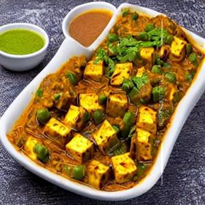 Matar paneer
