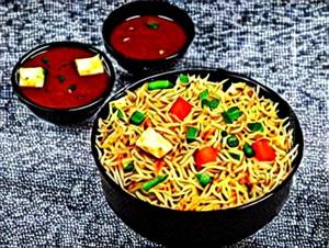 Paneer Singapore Fried Rice