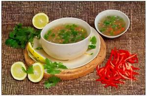 Lemon Coriander Soup