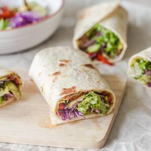 Veggie Garlic Wrap