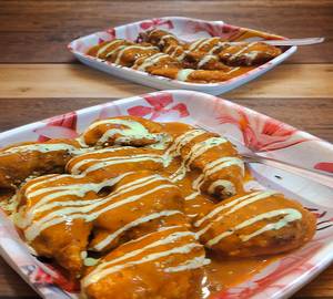 Special masala chicken momos [8 pieces]