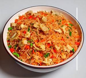 Schezwan chicken fried rice
