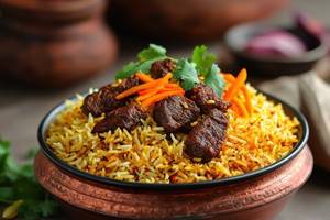 Beef biryani