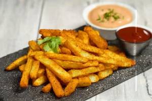 Tandoori fries