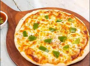 Cheesy capsicum pizza 6 inches