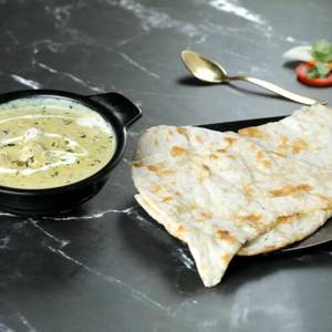 Mushroom Methi With Complimentary Naan