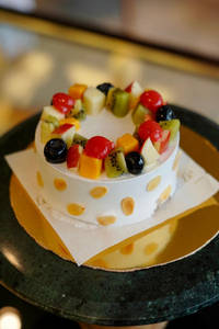 Fresh Fruit Cake [Bento 300gms]