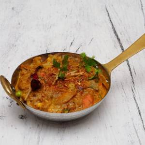 Mixed Veg Kadai  With Complimentary Naan