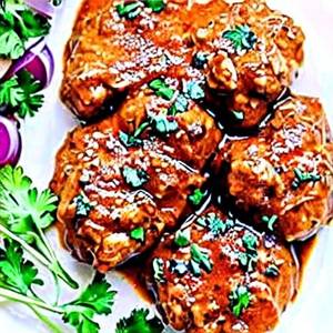 Garlic chicken semi gravy