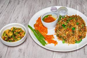 Veg Manchurian Fried Rice