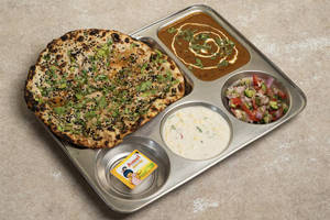 Plain Kulcha With Dal Makhani