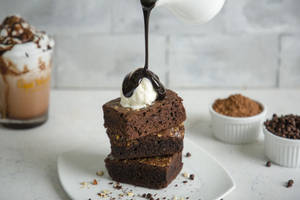 Eggless Brownie