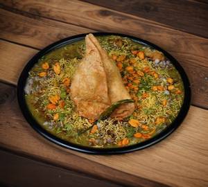 Dahi Samosa Chat