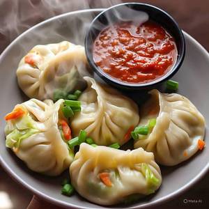 Veg Momos [ 6 Pieces]
