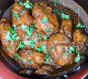 Pepper chicken semi gravy